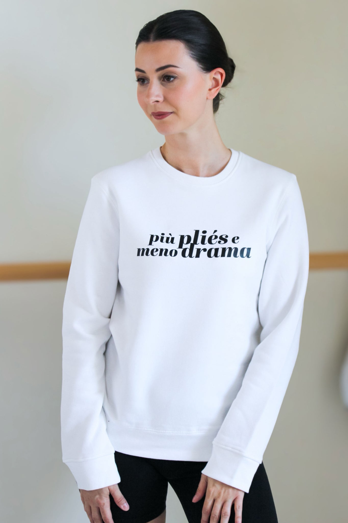 FELPA PIÙ PLIÈS E MENO DRAMA