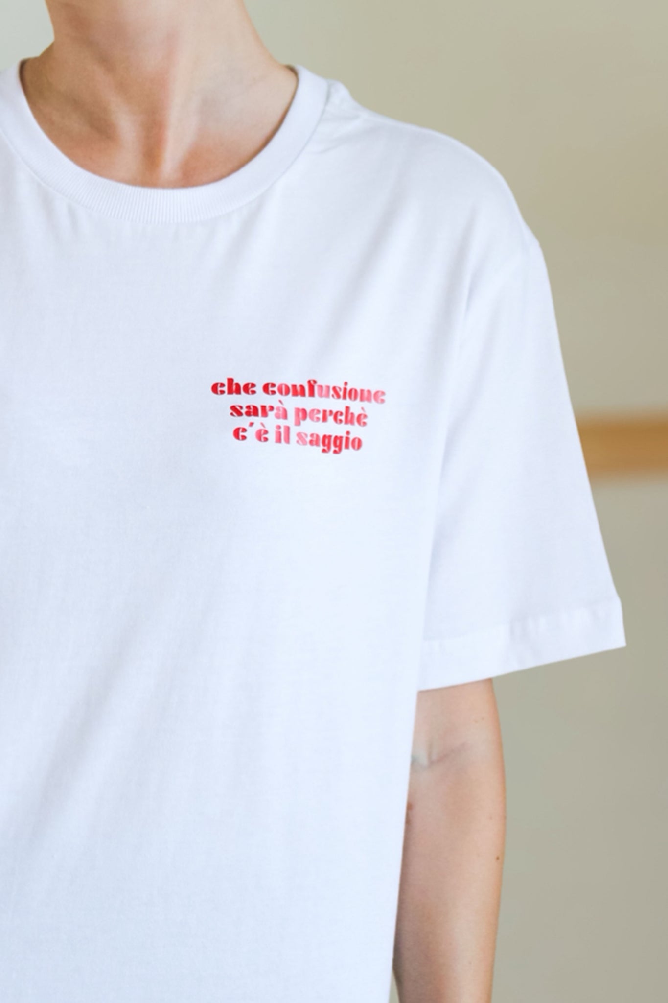 T-SHIRT CHE CONFUSIONE SARÀ PERCHÈ C'È IL SAGGIO