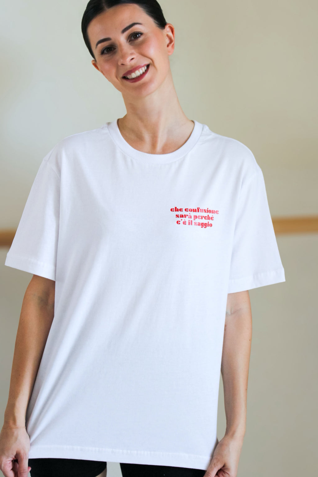 T-SHIRT CHE CONFUSIONE SARÀ PERCHÈ C'È IL SAGGIO