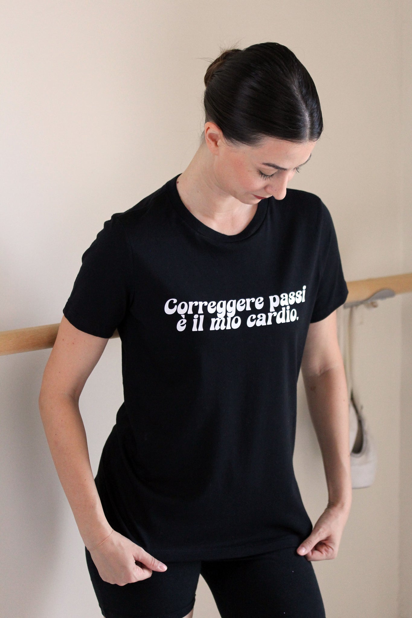 T-SHIRT CORREGGERE PASSI È IL MIO CARDIO ♥
