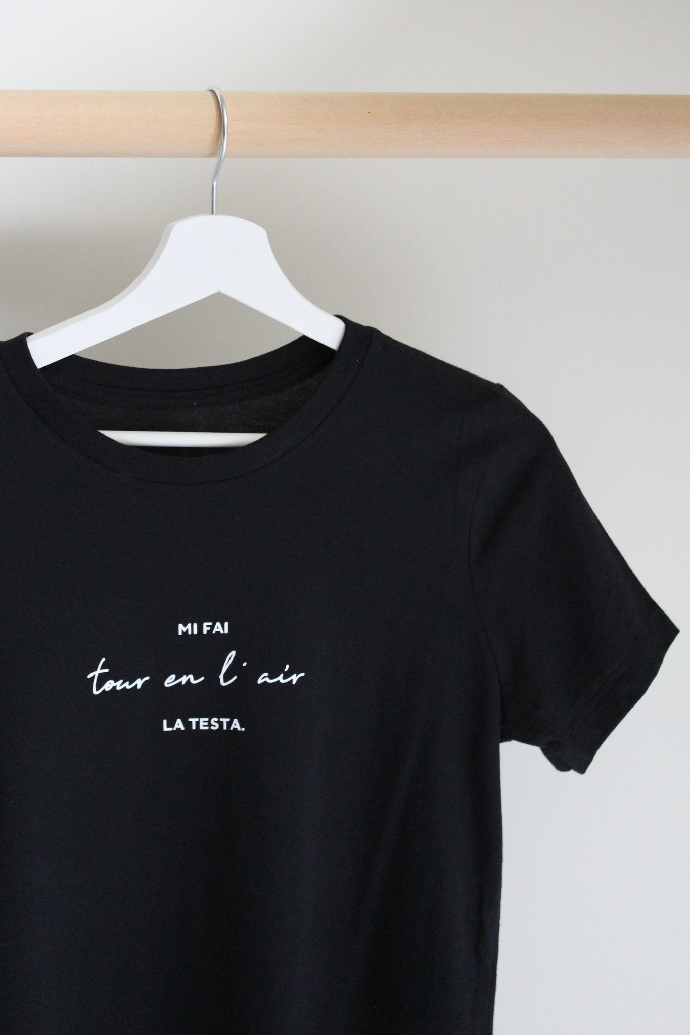 T-SHIRT MAXI MI FAI TOUR EN L'AIR LA TESTA.