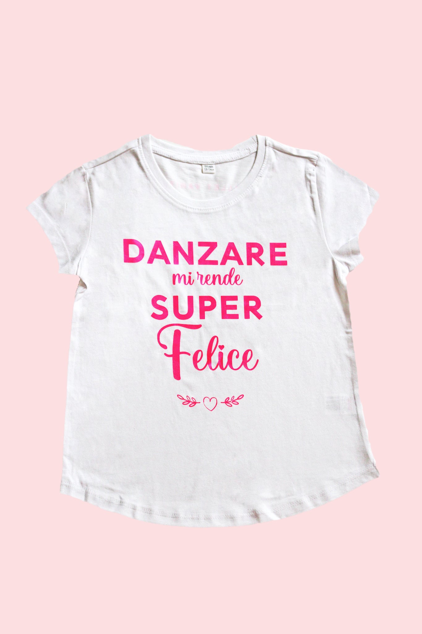 T-SHIRT DANZARE MI RENDE SUPER FELICE