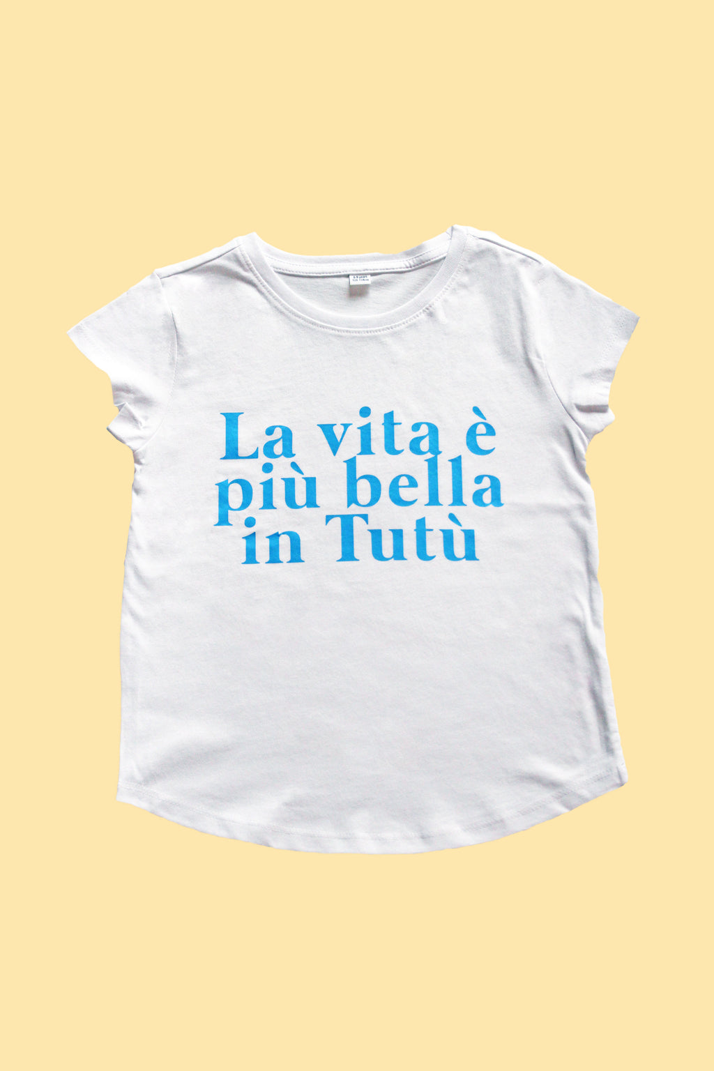 T-SHIRT LA VITA È PIÙ BELLA IN TUTÙ