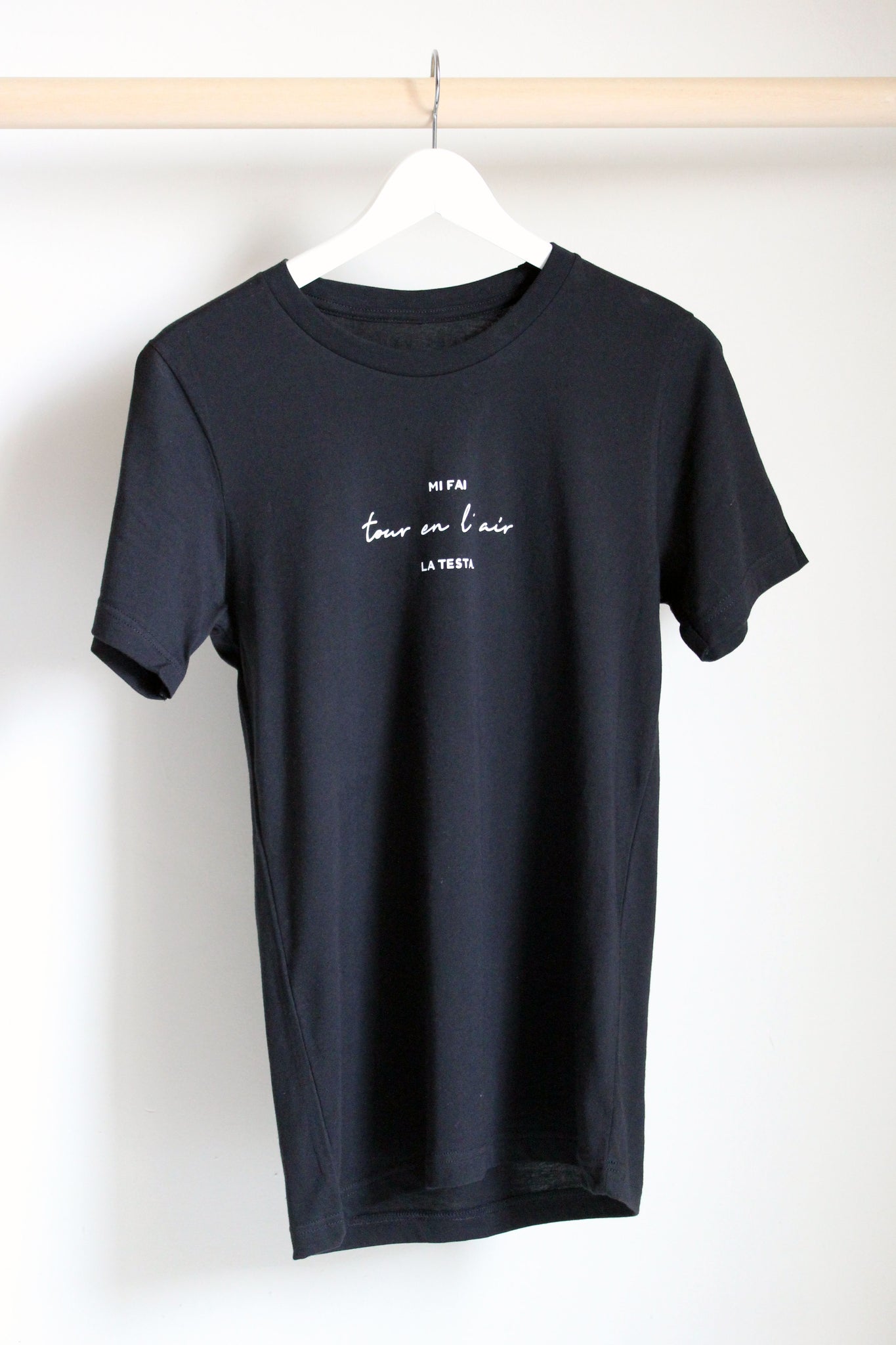 T-SHIRT MAXI MI FAI TOUR EN L'AIR LA TESTA.