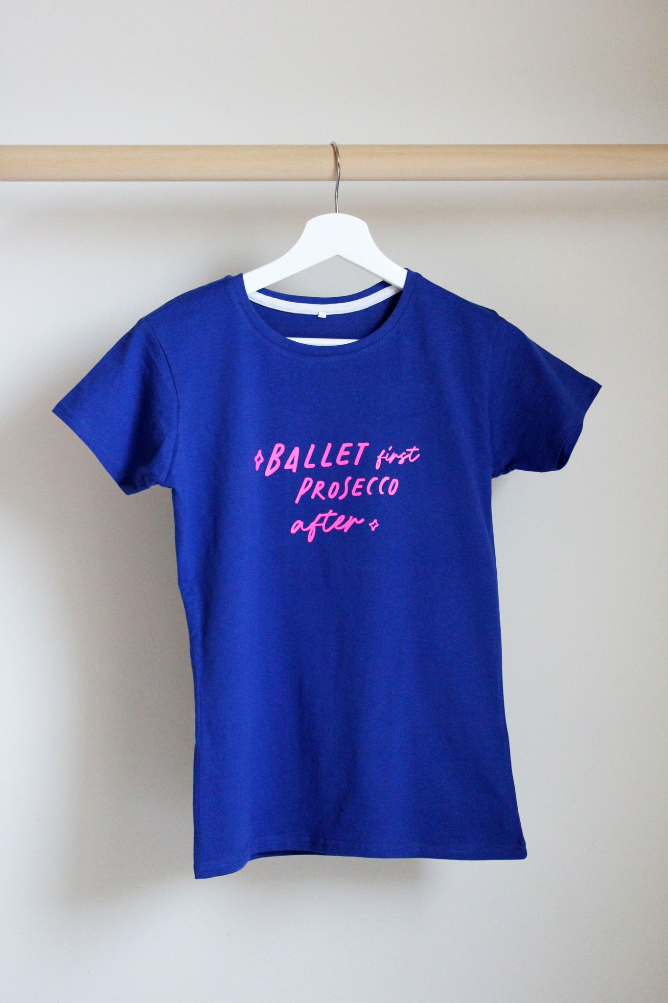 T-SHIRT BALLET FIRST PROSECCO AFTER