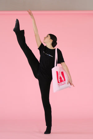 SHOPPER BALLET VANITY 100% COTONE PINK