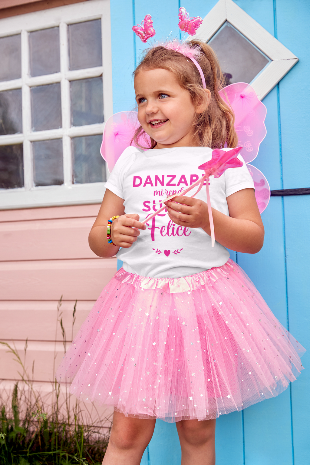 T-SHIRT DANZARE MI RENDE SUPER FELICE